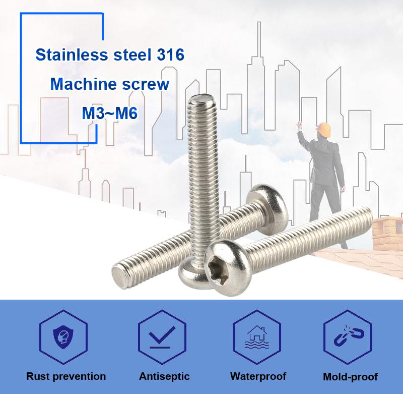 types of screws torx machine screw m3 m3.1