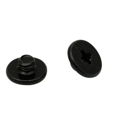 Flat tèt Philips mini vis nwa