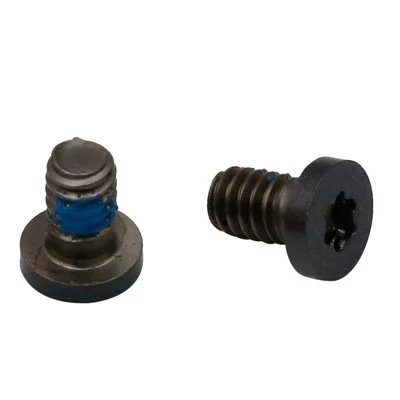 Ti tèt plat nwa torx vis mikwo